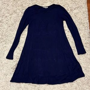 Navy Blue T-Shirt Dress